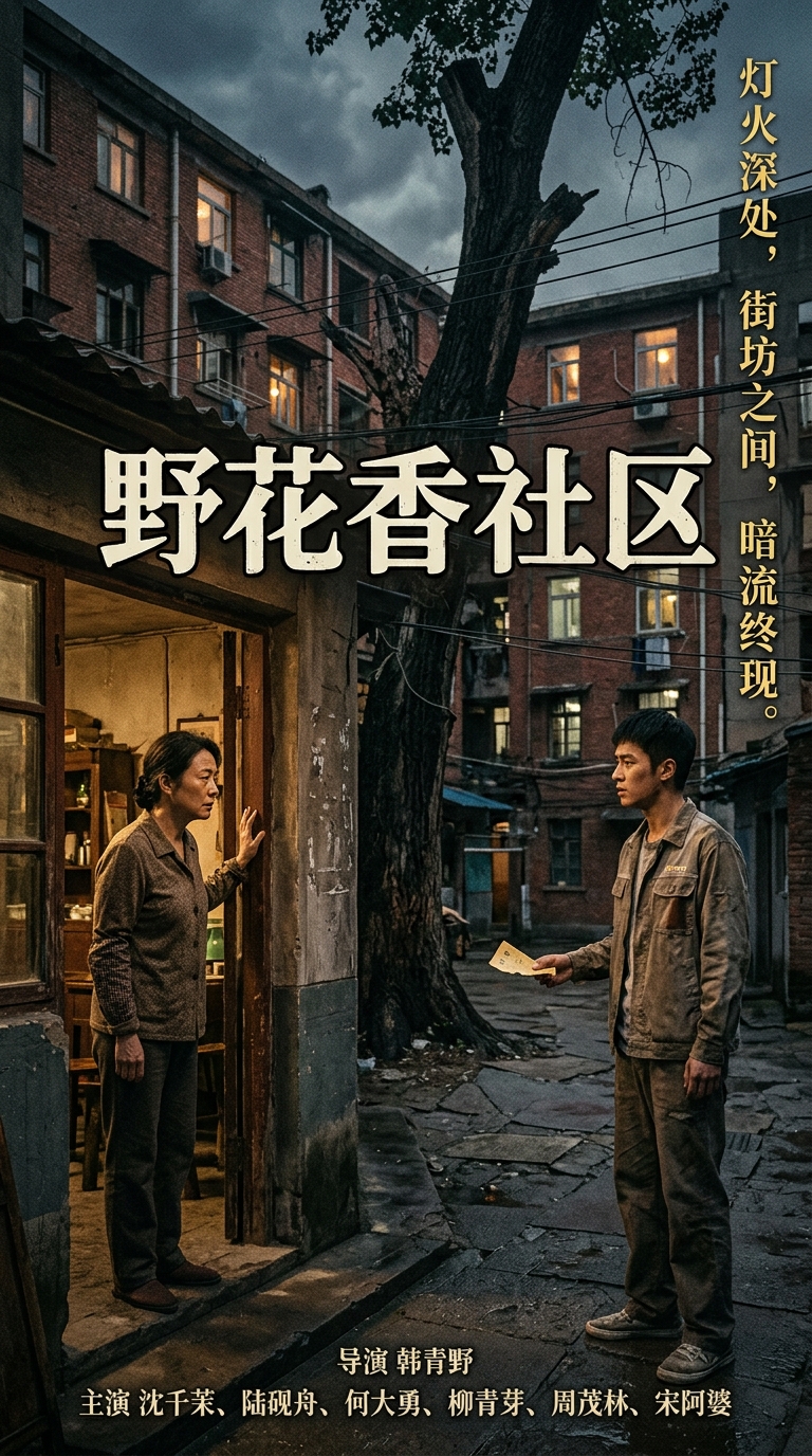 《野花香社区》主视觉海报